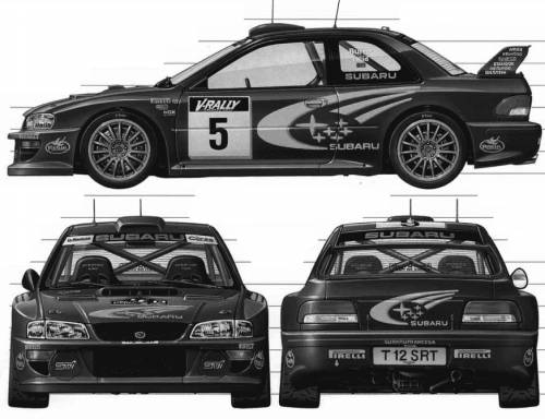 Subaru Impreza WRC 1999 Original image dimensions 873 x 672px
