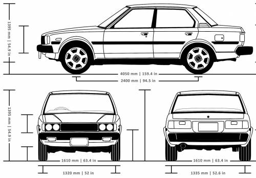 Toyota Corolla KE70 1979 Original image dimensions 1530 x 1067px