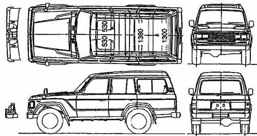 Toyota Land Cruiser FJ61 1989 Original image dimensions 791 x 421px