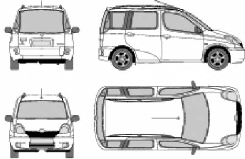 Toyota yaris verso dimensions