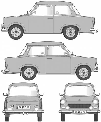 Trabant 601 Original image dimensions 825 x 997px