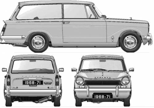 Triumph Herald Estate 1360 1971 Original image dimensions 602 x 425px