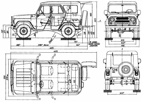 Also the earlier version the Uaz 469 These are extremely popular in Russia