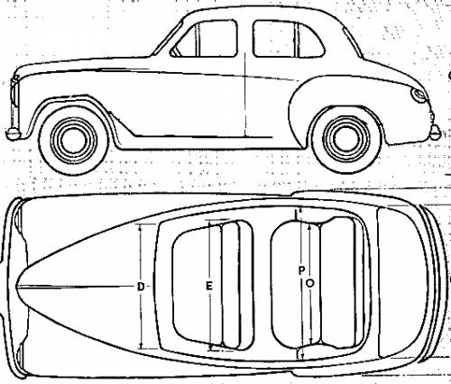 Humber Hawk MkIII 1949 Original image dimensions 531 x 453px