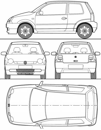 Volkswagen Lupo (1999) Original image dimensions: 1041 x 1341px