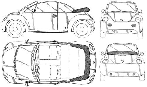 Volkswagen New Beetle Cabrio Original image dimensions 1000 x 598px