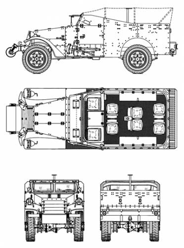 White M3 Scout Car Original image dimensions 400 x 537px