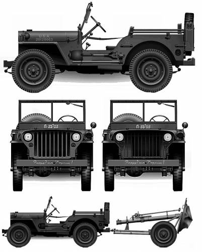 Willys MB 025ton 4x4 1941 Jeep Original image dimensions 1021 x 1271px