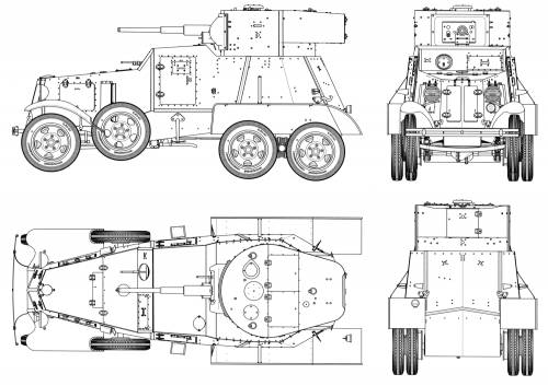 BA6 Armored Car Original image dimensions 1500 x 1061px