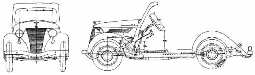 Ford Truck Junior Chassis (1937)