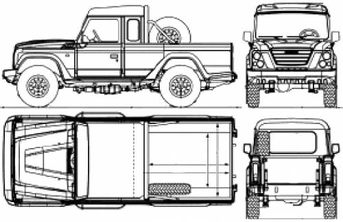 Iveco Massif Pickup 2009 Original image dimensions 569 x 369px