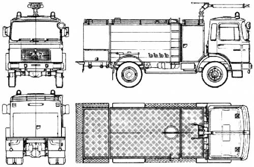 MAN 19320 FAK Fire Truck 1975 Original image dimensions 586 x 385px