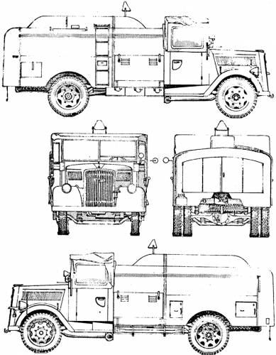 Opel Blitz Tanker 1944 Original image dimensions 673 x 865px