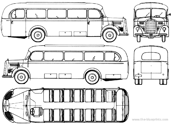 MercedesBenz O3250 1950 