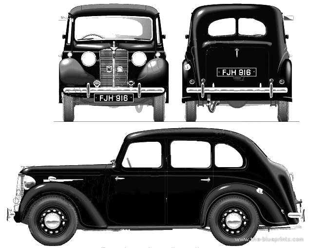 Austin 10 Saloon GRQ 1939 