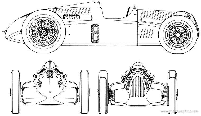 Re Blueprints for Auto Union Cars or Near