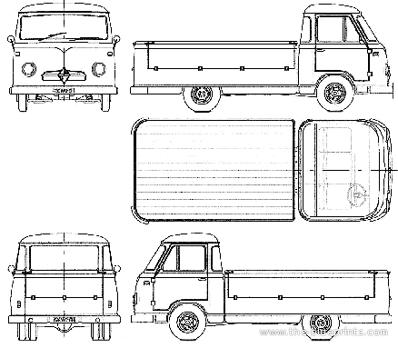 Borgward B611 Pickup 1958 