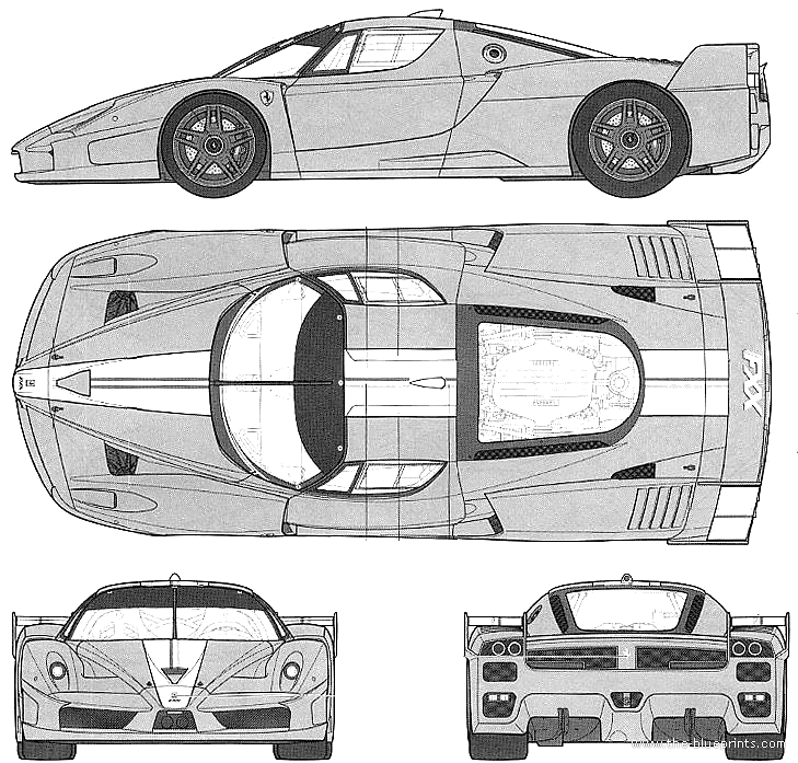 2005 ferrari fxx. Ferrari FXX (2005)