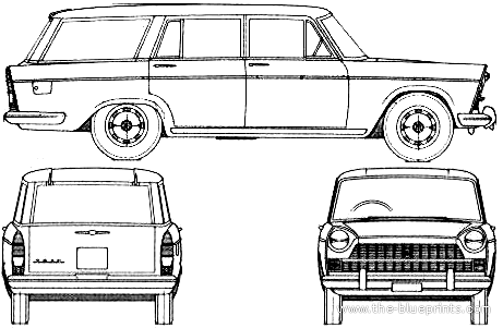 1966 Fiat 124 Familiare. familiare