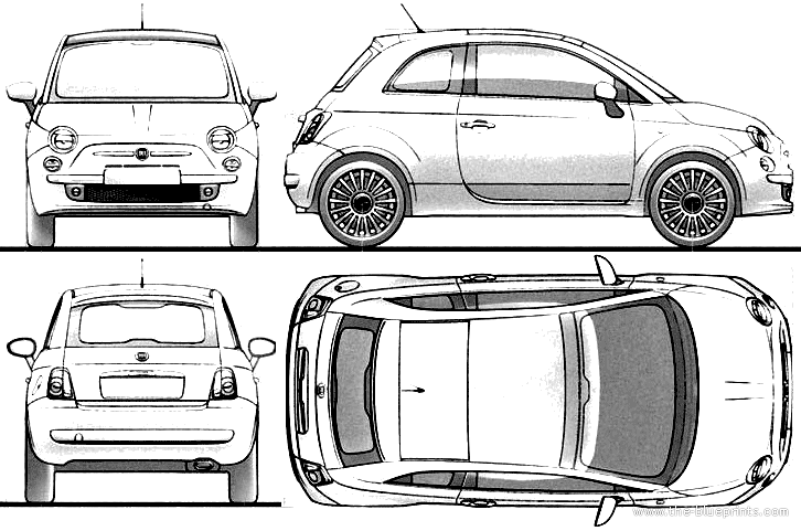 Fiat 500 2008 