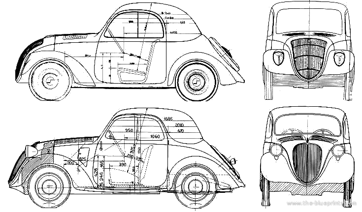 Fiat 500 A Topolino 1936 