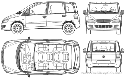 Fiat Multipla 2004. Fiat Multipla (2004)