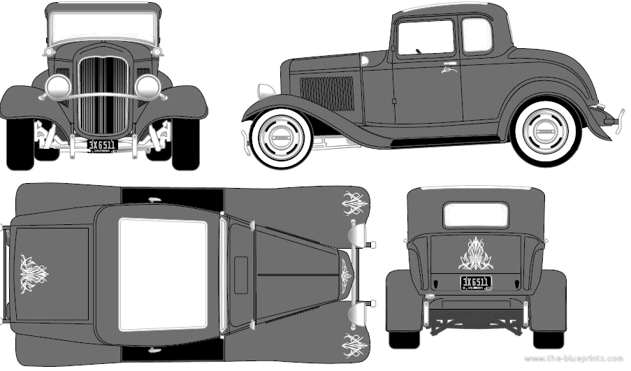 1932 Ford blueprint #2