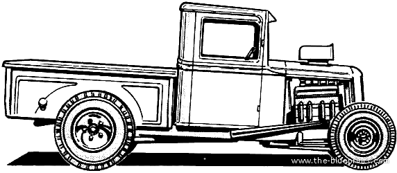 Ford Pickup Custom 1934 