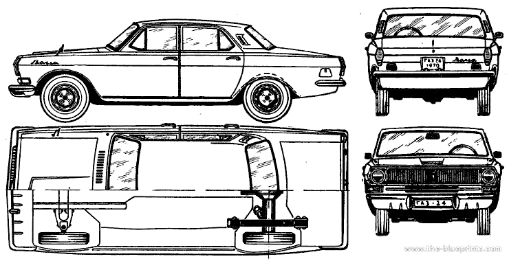 GAZ24 Volga 1972