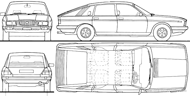 Lancia Gamma Berlina 1978 