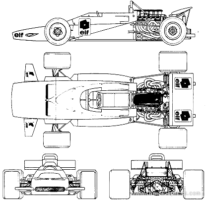 Matra MS 120 F1 GP 1970 