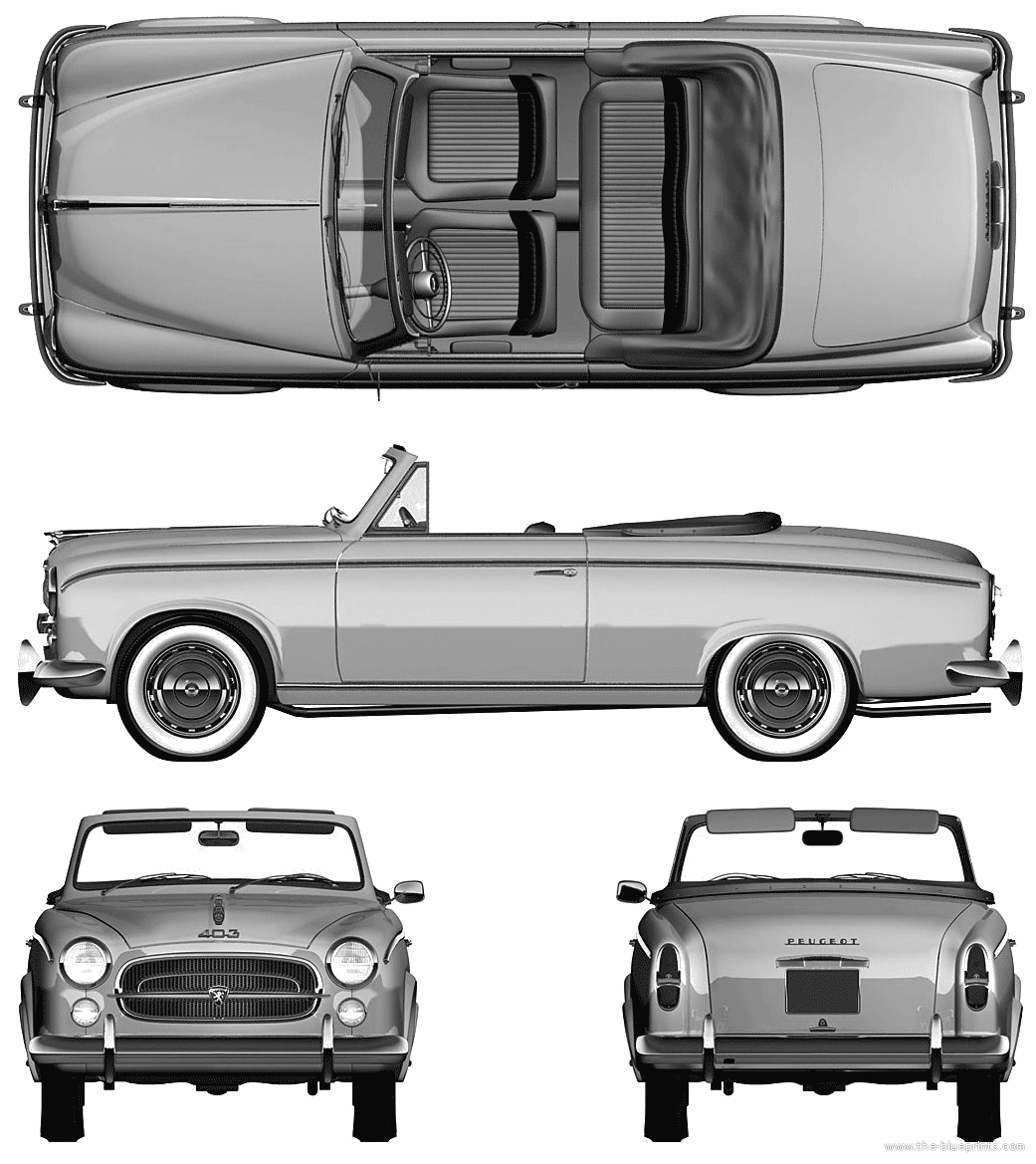 Peugeot 403 Cabriolet 1958