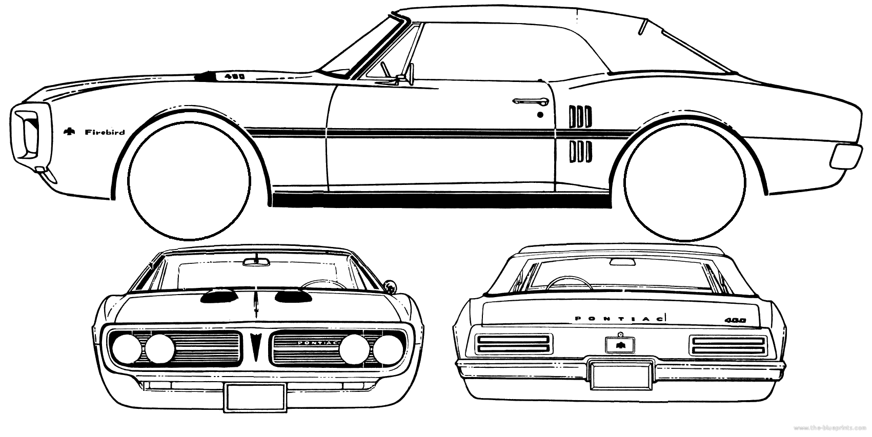 чертежи форд мустанг 1967 #9