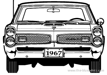 The Blueprintscom Blueprints Cars Pontiac GTO 1967 415x293px