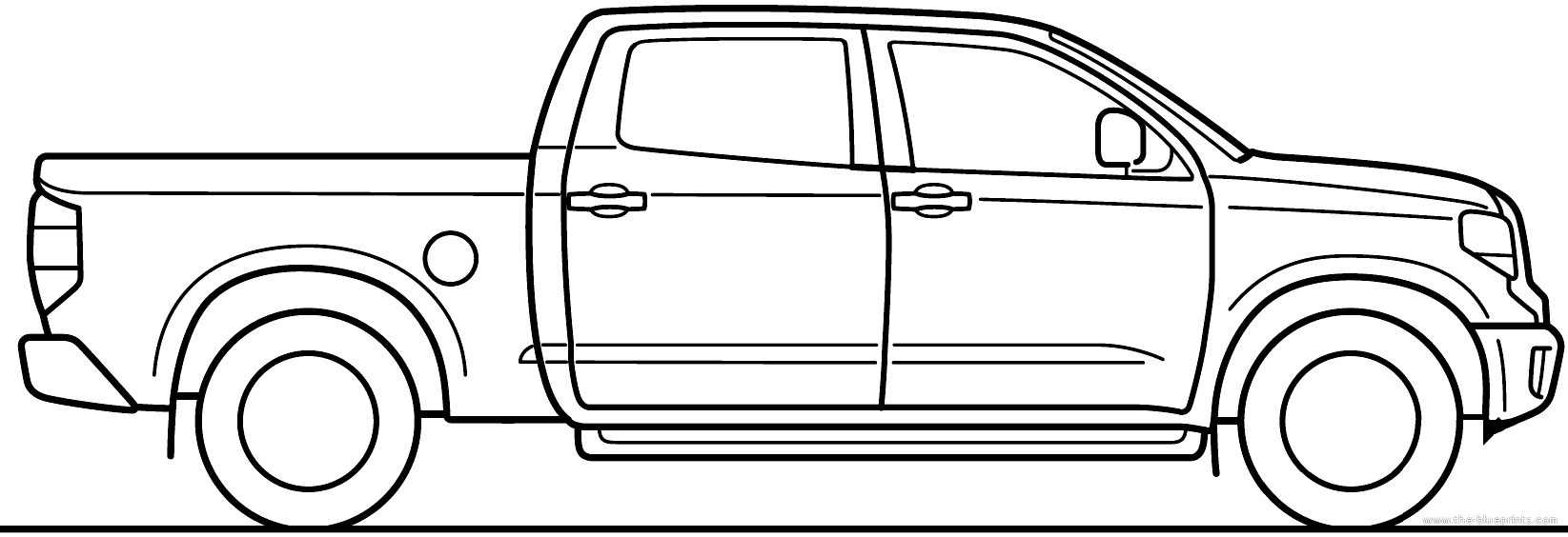 toyota tundra drawing #2