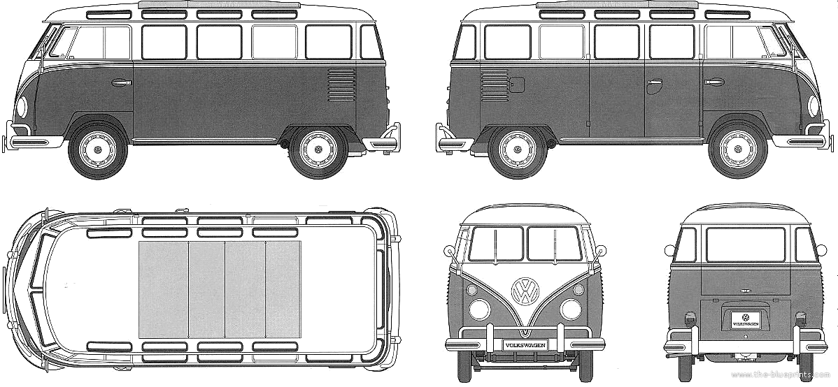 Volkswagen Type 2 Micro Bus 23Window 1967 