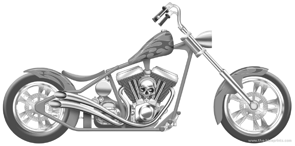 The-Blueprints.com - Blueprints > Motocicletas > Harley-Davidson ...