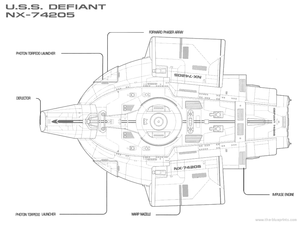 uss defiant blueprints