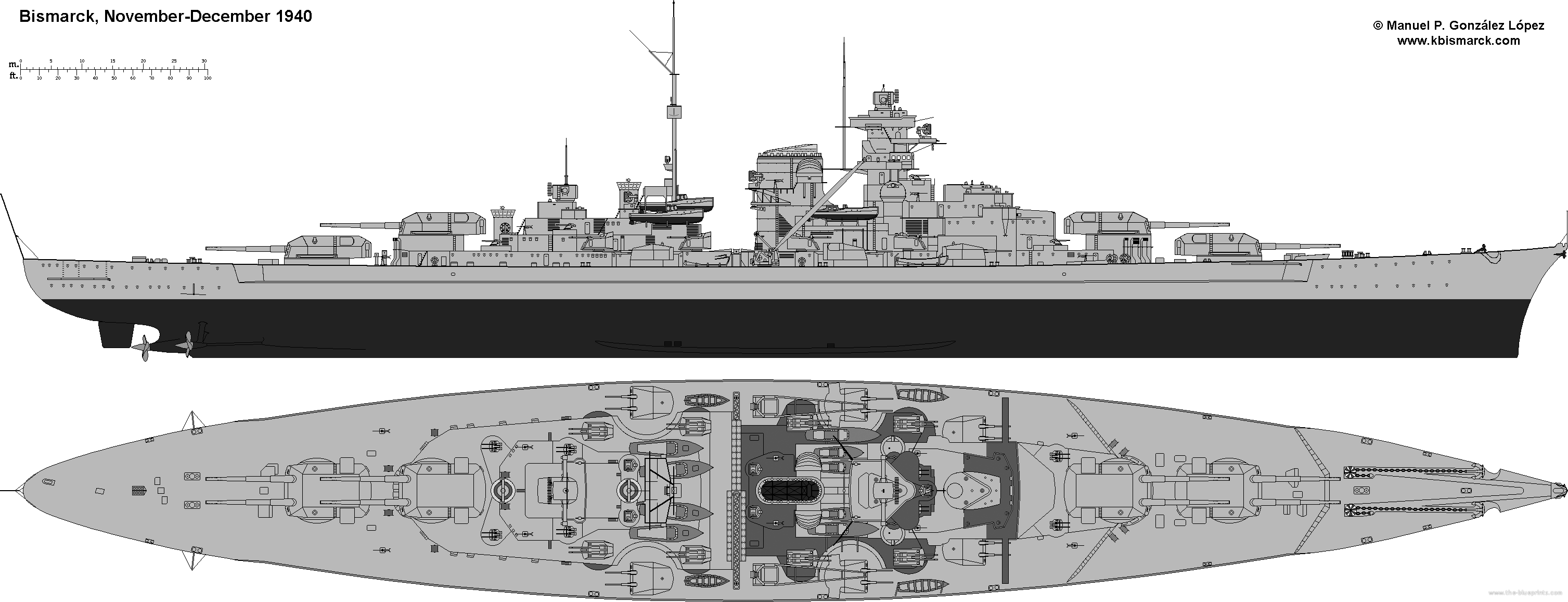 navy ship: german ww2 bismarck battleship.