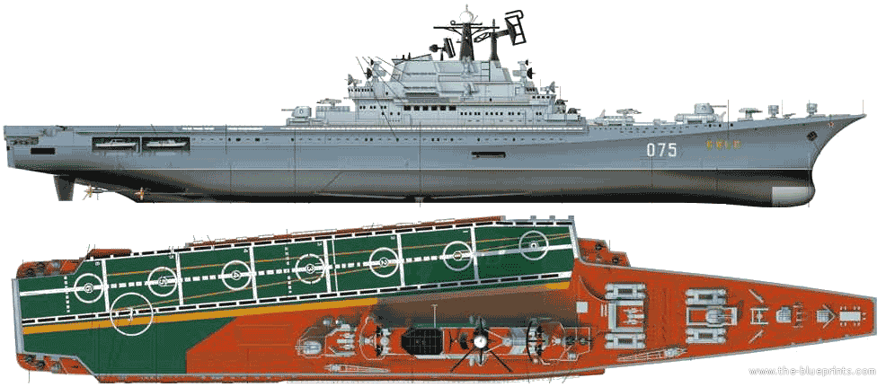 Cruzadores porta-aviões soviéticos Kiev e Minsk podem ser convertido em porta-aviões modernos?