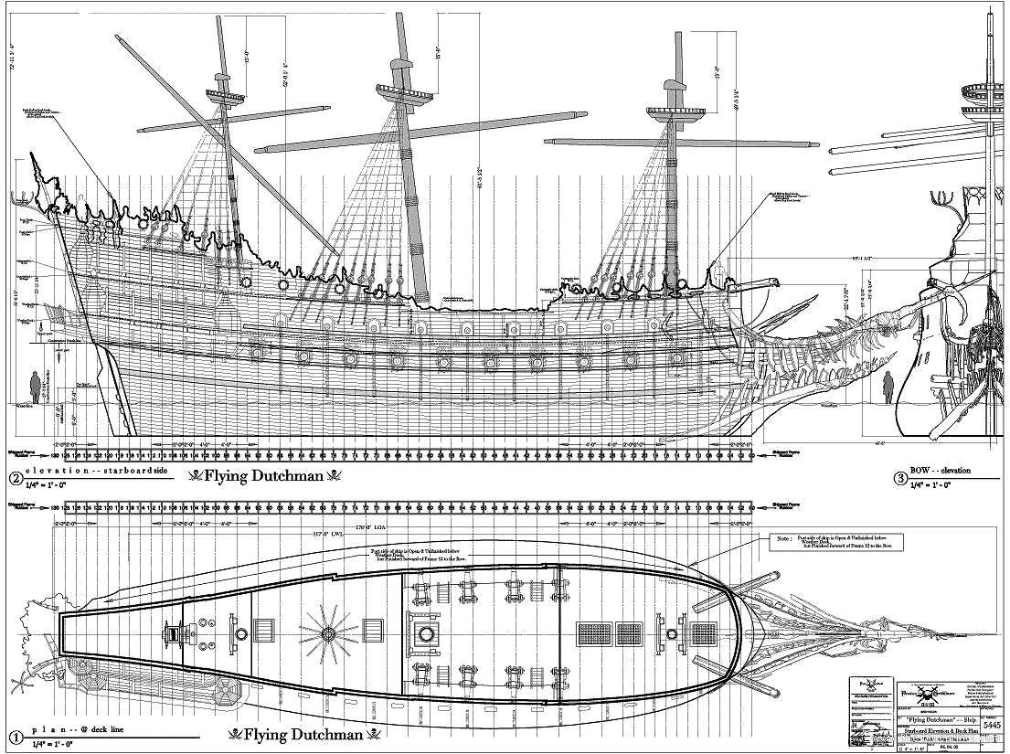 Pirate Ship Blueprints