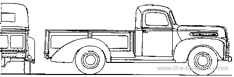 Ford 1-ton Pick-up (1946)