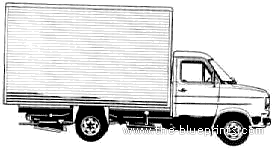 Ford E Transit Box Van LWB (1978)