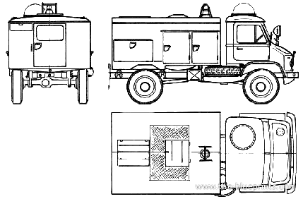 MercedesBenz Unimog U416 Fire Truck 1962 