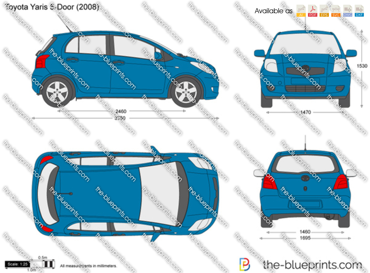 toyota yaris dwg #3