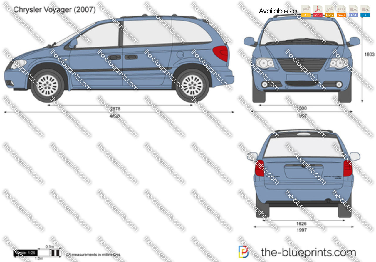 Chrysler voyager dimensions 2007