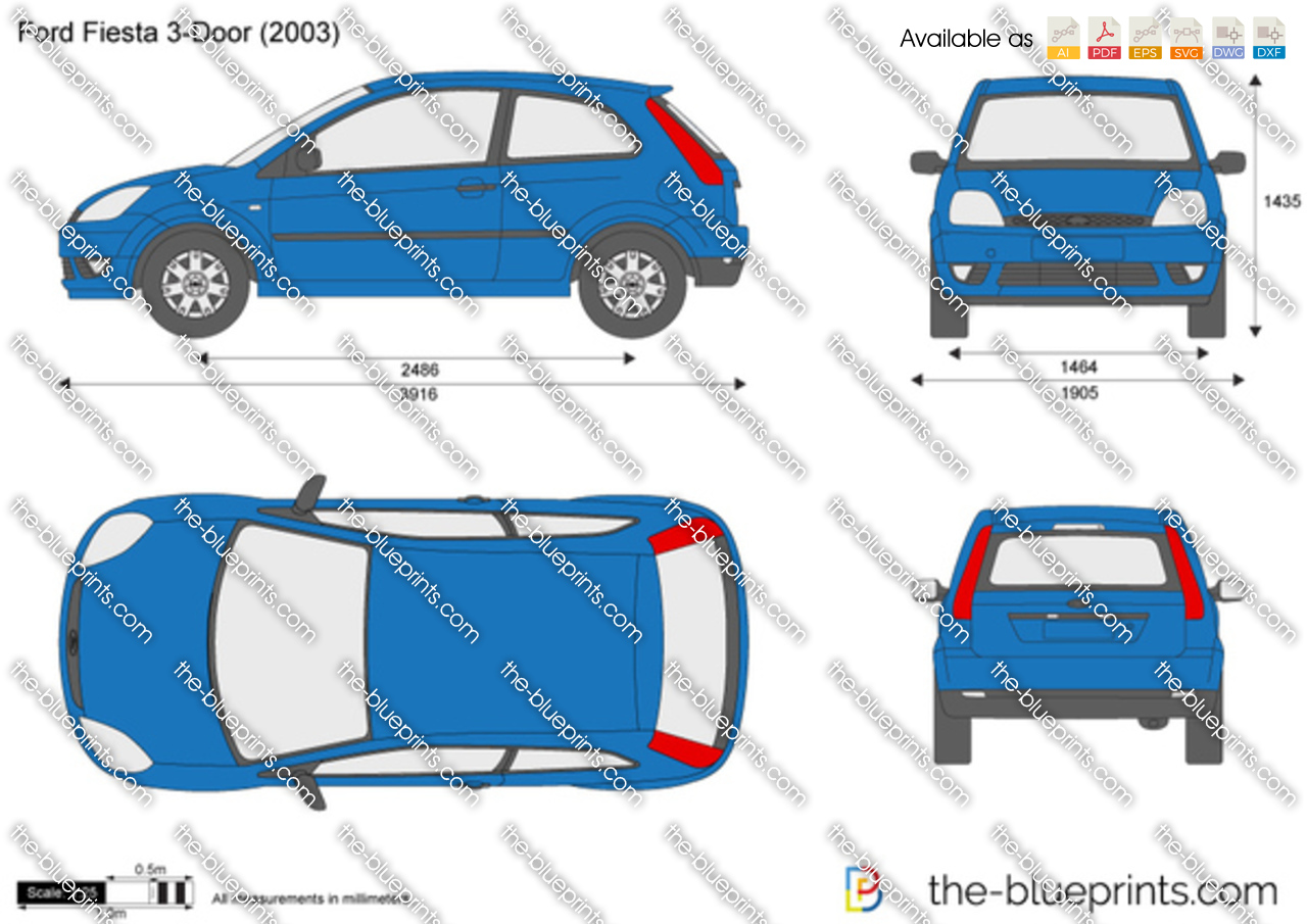 Image Gallery ford fiesta prices dimensions
