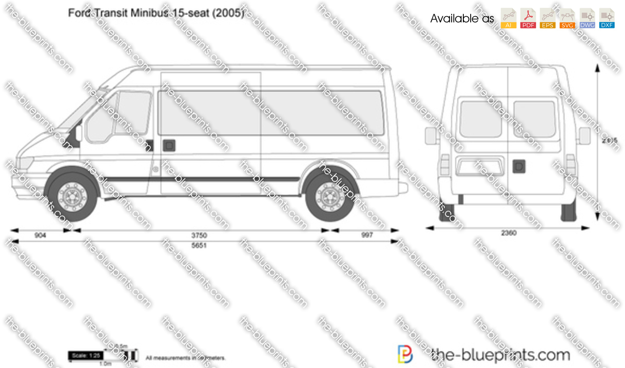 Ford transit 15 seat minibus dimensions #6