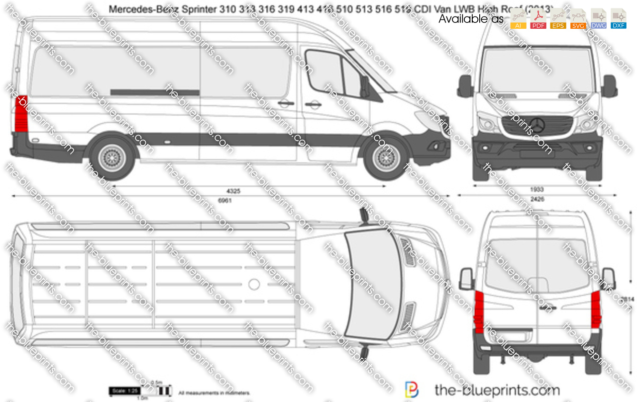 Mercedes sprinter 313 internal dimensions #6
