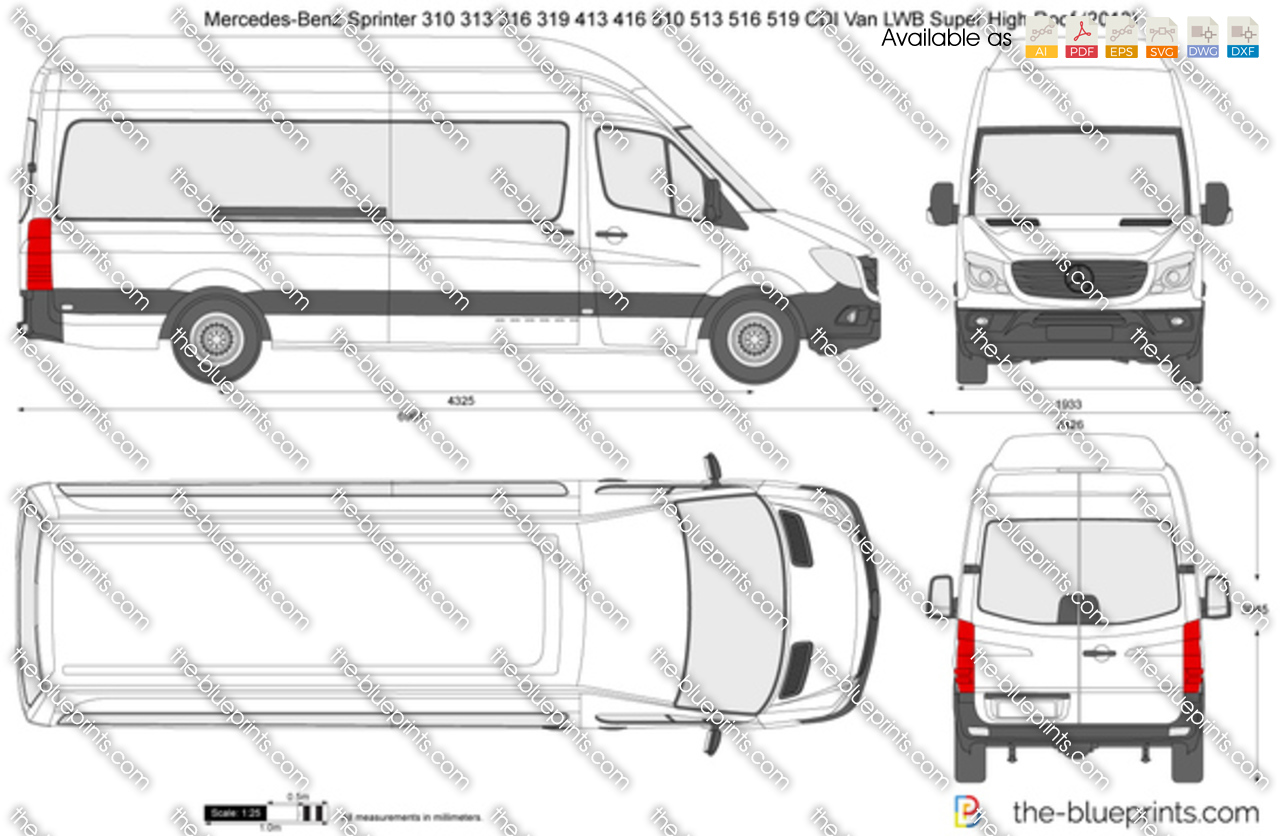 Mercedes lwb sprinter internal dimensions #3